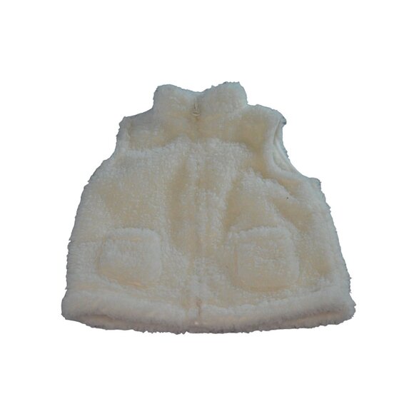 Carters Just One You Baby Sherpa Vest 3M Soft Fleece Sleeveless Jacket Warm Cozy - Picture 1 of 6